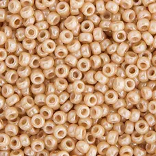 Light Caramel Ceylon Miyuki 6/0 Seed Beads, 250g, Colour 0593