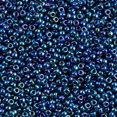 Metallic Indigo Iris Miyuki 8/0 Seed Beads, 250g, Colour 0467