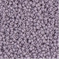 Matte Opaque Light Mauve Miyuki Size 11/0 seed beads, Colour 2025-1, 250gm Matte Opaque Light Mauve Miyuki Size 11/0 seed beads, Colour 2025-1, 250gm