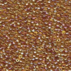 Transparent Light Topaz AB Miyuki Size 8/0 seed beads, Colour 0251, 250gm Wholes...
