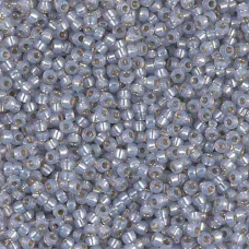 Bulk Bag Smoke Grey Silver Lined Opal Dyed Alabaster Miyuki 11/0 Seed Beads, 250... Bulk Bag Smoke Grey Silver Lined Opal Dyed Alabaster Miyuki 11/0 Seed Beads, 250...