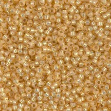 Light Topaz Silver Lined Dyed Alabaster Miyuki 11/0 Seed Beads, 250g, Colour 057... Light Topaz Silver Lined Dyed Alabaster Miyuki 11/0 Seed Beads, 250g, Colour 057...