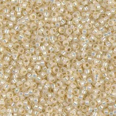 Butter Cream Silver Lined Dyed Alabaster Miyuki 11/0 Seed Beads, 250g, Colour 05... Butter Cream Silver Lined Dyed Alabaster Miyuki 11/0 Seed Beads, 250g, Colour 05...