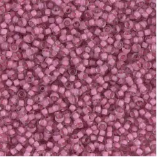 Semi-frosted Light Raspberry Lined Crystal, Colour 1931, Miyuki 11/0, 250g appro...