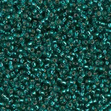 Teal Caribbean Silver Lined, Miyuki 11/0 Seed Beads, Colour 2425, 250 Grams Teal Caribbean Silver Lined, Miyuki 11/0 Seed Beads, Colour 2425, 250 Grams