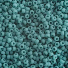 Turquoise Green Opaque Matte Miyuki 11/0 Seed Beads, 250g, Colour 0412F Turquoise Green Opaque Matte Miyuki 11/0 Seed Beads, 250g, Colour 0412F