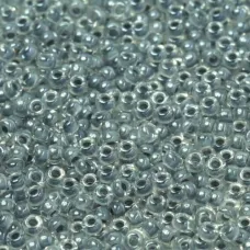 Bulk Bag Pearl Grey Fancy Lined Size 11/0 Miyuki Seed beads, Colour 240, 250g Bulk Bag Pearl Grey Fancy Lined Size 11/0 Miyuki Seed beads, Colour 240, 250g
