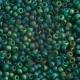 Frost Green Rainbow, Miyuki 11/0 Seed Beads, Colour 0146FR, 250 Grams Frost Green Rainbow, Miyuki 11/0 Seed Beads, Colour 0146FR, 250 Grams
