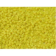 Matte Yellow Opaque Miyuki 11/0 Seed Beads, bulk bag 250g, Colour 0404F Matte Yellow Opaque Miyuki 11/0 Seed Beads, bulk bag 250g, Colour 0404F