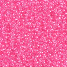 Colour Lined Pink Luminous Neon Color Miyuki 11/0 Seed Beads, 250g, Colour 4299 Colour Lined Pink Luminous Neon Color Miyuki 11/0 Seed Beads, 250g, Colour 4299