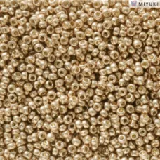 Duracoat Galvanised Light Champagne Miyuki 11/0 Seed Beads, Colour 5104, 100g Wh...