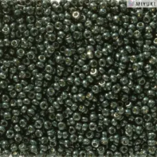 Duracoat Galvanised Black Moss Miyuki 11/0 Seed Beads, Colour 5107, 100g Wholesa...