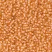 Semi Matte Light Peach Lined / Amber -1922, Miyuki 11/0, 250gr Bag