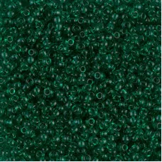 Transparent Emerald, Miyuki 11/0 Seed Beads, Colour 0147, 250 Grams Transparent Emerald, Miyuki 11/0 Seed Beads, Colour 0147, 250 Grams