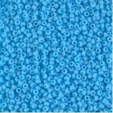 Miyuki Size 11 Seed Beads, Turquoise Blue Opaque Matte, Colour 0413F, 250g Appro... Miyuki Size 11 Seed Beads, Turquoise Blue Opaque Matte, Colour 0413F, 250g Appro...