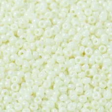Opaque Eggshell Ceylon Miyuki 11/0 seed beads, Colour 0421, 250g Wholesale pack Opaque Eggshell Ceylon Miyuki 11/0 seed beads, Colour 0421, 250g Wholesale pack