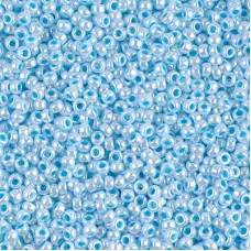 Miyuki Size 11 Seed Beads, Opaque Light Blue Luster, Colour 0433, 250g wholesale... Miyuki Size 11 Seed Beads, Opaque Light Blue Luster, Colour 0433, 250g wholesale...