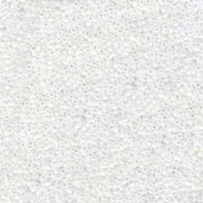 White Pearl AB Miyuki 11/0 Seed Beads, 250g, Colour 0471 White Pearl AB Miyuki 11/0 Seed Beads, 250g, Colour 0471