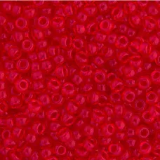 Transparent Semi Matte Red Orange, Miyuki 11/0 Seed Beads, Colour 0140SF, 250 Gr... Transparent Semi Matte Red Orange, Miyuki 11/0 Seed Beads, Colour 0140SF, 250 Gr...