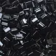 Tila Beads Black Opaque 5.2gm pack - 0401 Tila Beads Black Opaque 5.2gm pack - 0401