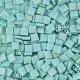 Turquoise Opaque Matte AB Colour 0412FR Miyuki Tila Bead 50g bag Turquoise Opaque Matte AB Colour 0412FR Miyuki Tila Bead 50g bag