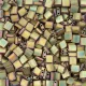 Bulk Bag Tila Beads Khaki Matte Metallic Iris 50g - 2035 Bulk Bag Tila Beads Khaki Matte Metallic Iris 50g - 2035