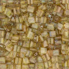 Bulk Bag Light Topaz Brown Picasso Tr. Colour 4501 Miyuki Tila Bead 50g bag Bulk Bag Light Topaz Brown Picasso Tr. Colour 4501 Miyuki Tila Bead 50g bag