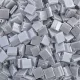 Silver Grey Opaque Luster, Colour 443  Miyuki Tila Bead 50g bag