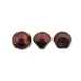 Jet Purple Luster Mushroom Bead 9x8mm - 30 beads