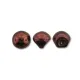 Jet Purple Luster Mushroom Bead 9x8mm - 30 beads