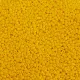 Opaque Golden Yellow Czech Seed Beads, Size 11/0, 22g