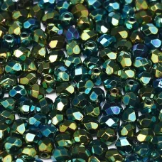 4mm Jet Green Iris Firepolished beads, 1200pcs approx. 4mm Jet Green Iris Firepolished beads, 1200pcs approx.