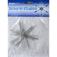 3.75 inch Wire Snowflake, 8 pieces