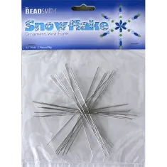 4.5 inch Wire Snowflake, 7 pieces