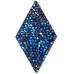 Swarovski Crystal Rock Diamond 25x31.7mm Bermuda Blue Crystal Swarovski Crystal Rock Diamond 25x31.7mm Bermuda Blue Crystal