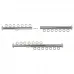 7 Strand Multi Slide Clasp Nickel Colour