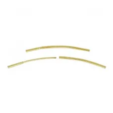Beadalon Crimp / Friction Clasps, Gold, Pack of 6
