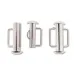 16.5mm Slide Bar Clasp, Silver Plated