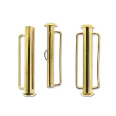 31.5mm Slide Bar Clasp, Gold Plated