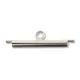 Miyuki Findings End Tube, 20mm With 1 Loop, Silver Plated, Pack of 2