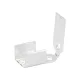Cord Ends, Fold-Down, 4.8mm (.189 in) O.D., 9.3mm (.366 in) length, Silver Plated E-Coat,10 pc