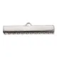 30mm Silver Plated flat smooth crimp end, pack of 2pcs 30mm Silver Plated flat smooth crimp end, pack of 2pcs