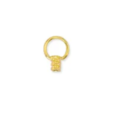 Beadalon Gold Plated Loop Crimps, 8 Pcs