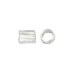 SG125'Groovy' 1.8mm / Size 2 Silver Plated Crimp Tubes, Pack of 20 SG125'Groovy' 1.8mm / Size 2 Silver Plated Crimp Tubes, Pack of 20
