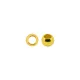Bulk Bag Beadalon Crimp Beads, Size #1 (2mm), Gold Colour