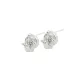 *Tarnished* Beadalon 351B-316 Stonesett Crown Earring - Fits 8-9mm Stones