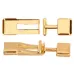 12.5 x 47.5m Toggle Clasp, Gold 12.5 x 47.5m Toggle Clasp, Gold