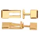 12.5 x 47.5m Toggle Clasp, Gold