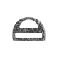 Miyuki-Strap Findings D shape 17.5x13mm Antique Silver, 2pieces Miyuki-Strap Findings D shape 17.5x13mm Antique Silver, 2pieces