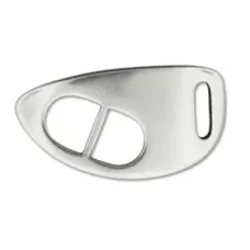 Antique Silver Buckle Clasp for leather. Clasp measures 21mm x 40mm, (ID 10mm x2mm) Antique Silver Buckle Clasp for leather. Clasp measures 21mm x 40mm, (ID 10mm x2mm)